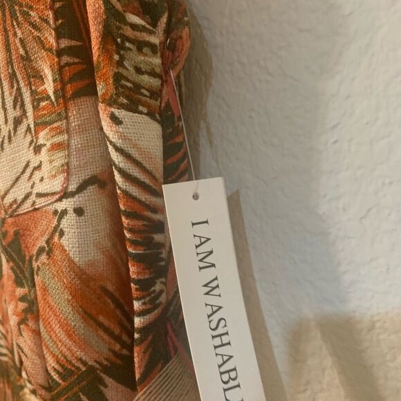 Shelby & Palmer Multicolored Floral Print Belted Shirt-Dress Size 6P Brand new - Picture 4 of 10